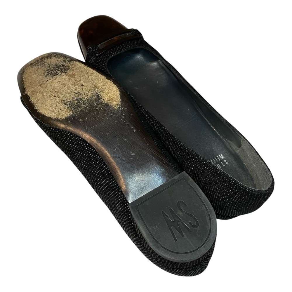 Stuart Weitzman Tortoise Cap Toe Ballet Flats - Picture 6 of 7